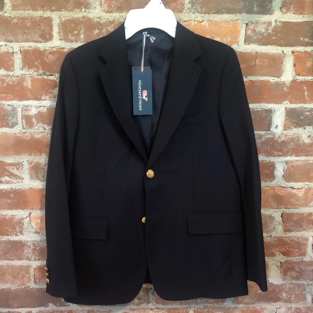 NWT Boys Vineyard Vines Navy Blazer (14)